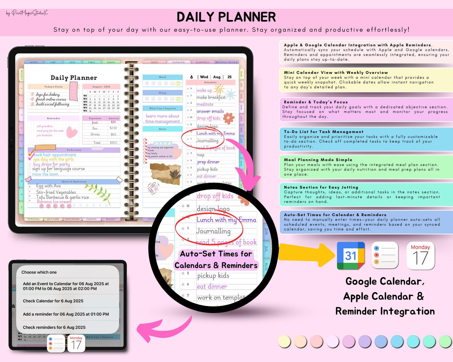 All-In-One Butler Digital Planner 2026, 2027, 2028 Digital Planner, Digital Journal, Digital Goodnotes , Weekly, Daily Planner, Notability